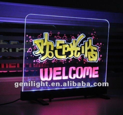 カスタマイズ可能なLEDメッセージ書き板 消去可能なネオンサイン DIYチャークボード