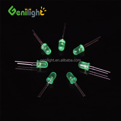 固定LED発光ダイオード GREEN F3 LED 最大逆電圧5Vのダイオード