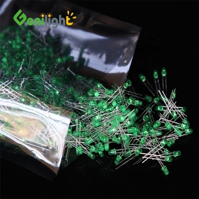 固定LED発光ダイオード GREEN F3 LED 最大逆電圧5Vのダイオード