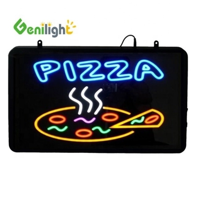 パーソナライズされた Genilight 22*13インチ CE RoHS アクリルピザ BY THE SLICE LEDネオンオープンサイン