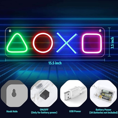 パーソナライズされたネオンシグナル 家庭用パーティルーム壁装飾のためのLEDネオンナイトライト 電圧5V