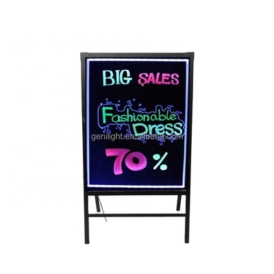 アニメーションディスプレイモード 消去可能なLEDライティングボードライトボックス RGB SMD5050 LEDストライプ
