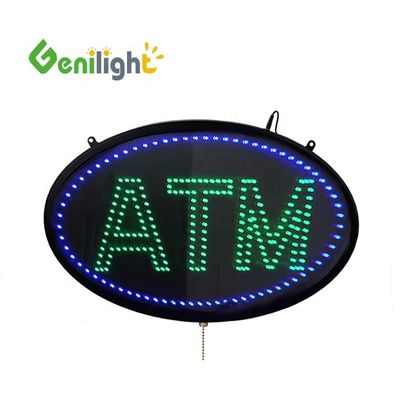CE RoHS 承認 アクリル製の赤と青の点滅灯の室内LEDATMサイン