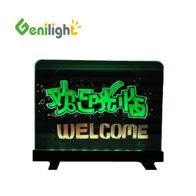 直角型 60*40cm アクリルボード RGB マジック LED 文字標識