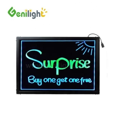 直角型 60*40cm アクリルボード RGB マジック LED 文字標識