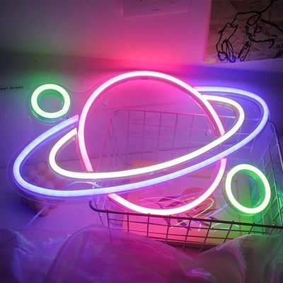 私たちの惑星のネオンサインLEDライトで,あなたの部屋をクールでモダンなスペースに変えてください