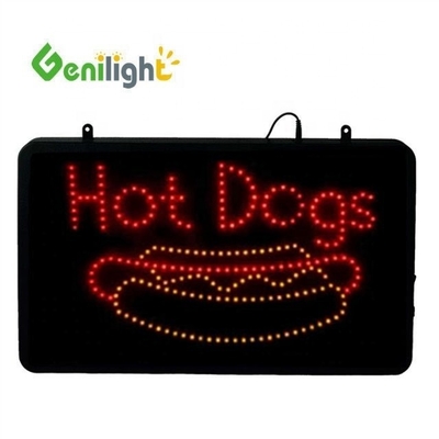 明るさ Genilight 室内 22*13インチデザイン DC12V LEDサンドウィッチ オープンネオンライトサイン