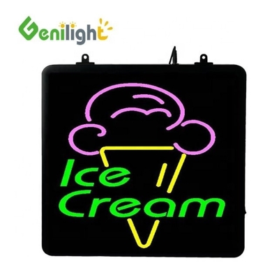 パーソナライズされた LED SNO CONES 店舗装飾用のサイン 22*13インチ 画面寸法