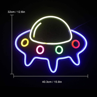 5V電圧ネオンライト バル 大きい青いUFO宇宙船 壁画 50000時間 寿命