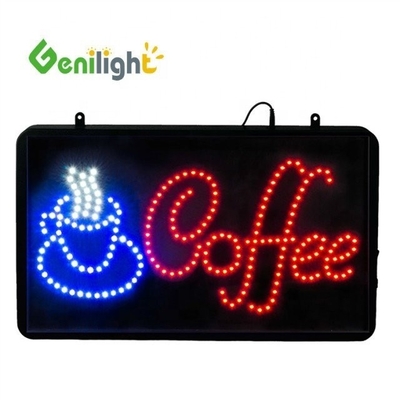 Genilight 室内 22*13インチ LED カフェ オープン サイン 省エネ SDK 機能