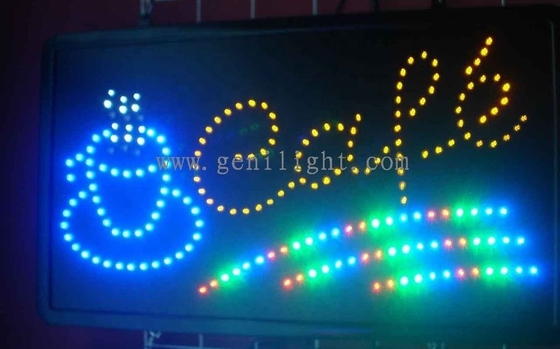 Genilight 室内 22*13インチ LED カフェ オープン サイン 省エネ SDK 機能