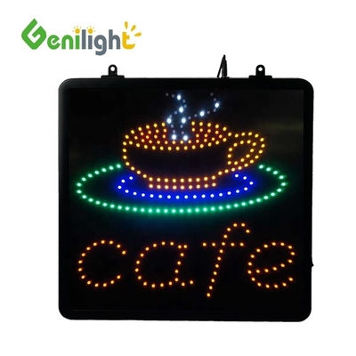 Genilight 室内 22*13インチ LED カフェ オープン サイン 省エネ SDK 機能