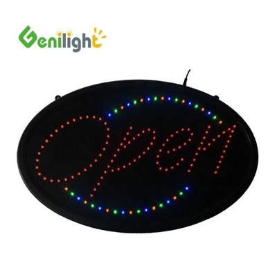 ODM オーダーメイド オバル LED オープンライト ネオンサイン 高解像度