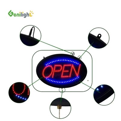 ODM オーダーメイド オバル LED オープンライト ネオンサイン 高解像度