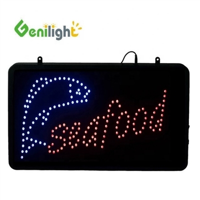 カスタム文字 SUSHI魚 LEDネオンサイン 矩形電源証明書 CE ROHS など