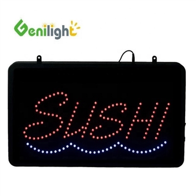 カスタム文字 SUSHI魚 LEDネオンサイン 矩形電源証明書 CE ROHS など