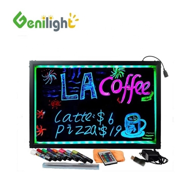 OEMフラッシングスタンド 掲示板 輝く絵 LED 書き込みボード フルカラー メッセージボード