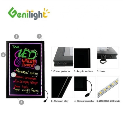 Genilight 温めガラスまたはアクリルLED 室内クレットボード照明のためのネオンサイン