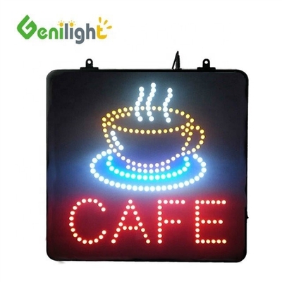 IP 評価 店舗向け オーダーメイド アニメーション 12V アクリル LED ライト カフェ ネオンサイン