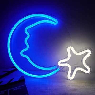LED 月星ネオン灯 祭りの装飾用 寿命 50000 時間 消費電源 1