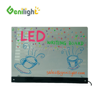 屋内 ミニ RGB 透明 LED 写字板 パネル サイズ 20 * 30cm ショップディスプレイ