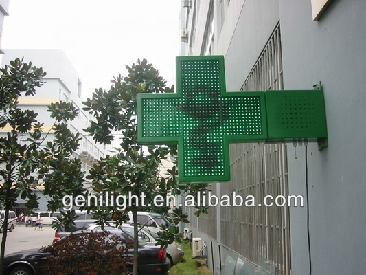 高解像度 2色クロス LED 薬局サイン 写真メディア 互換性