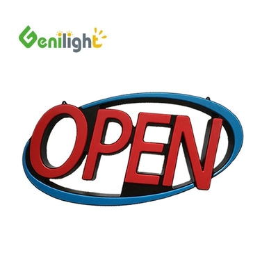 カスタマイズ ジャンボ ULTRA BRIGHT LED OPEN SIGN 閃き スクロールモード 赤/青 完璧