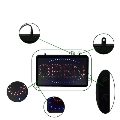 超明るいオープン 閉じたアニメーション 閃光 LED 窓サインとPCB フロントボード