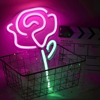 50000時間 LEDネオンサインライト パーソナライズされた花のバラ