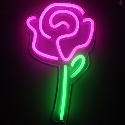 50000時間 LEDネオンサインライト パーソナライズされた花のバラ