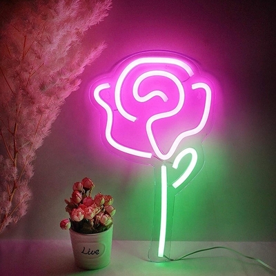 50000時間 LEDネオンサインライト パーソナライズされた花のバラ