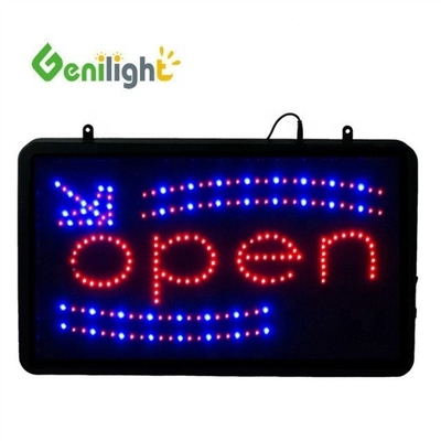 アニメーション LED ニューオン オープン 標識 時間表示機能 アニメーション フロントボード アクリル