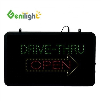 CE RoHS 承認 Genilight 22*13インチ 室内用 アクリルLED ネオンオープンサイン 広告用