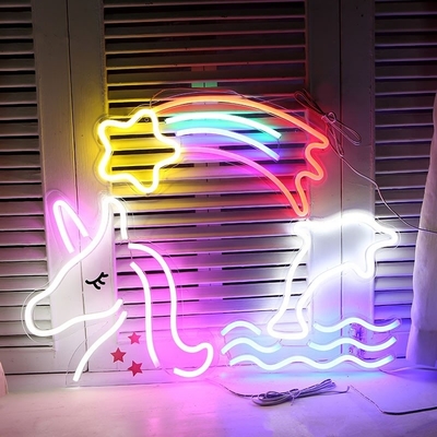 消費電力 1 ユニコーン ニュオンライト LEDサイン 動物愛好家やゲーム家にとって完璧