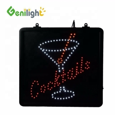 0 電力消費 Genilight カスタムコックテイル カップロゴ付き LED ネオンサイン
