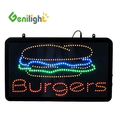 Genilight 屋内広告 カスタム LED 販売 オープン ディスプレイ LED ショップ用サイン RGB LED