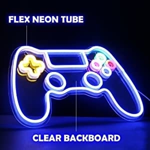 ゲームパッド形 遊戯室の装飾用のLEDサインライト 41*26.5cm 消費電力