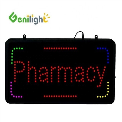 Genilight 室内 LED 薬局 56*33インチ パネル付き オープンサイン