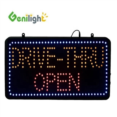 Genilight Indoor 56*33cm 高明るさと低電圧RGB機能のLEDオープンサイン