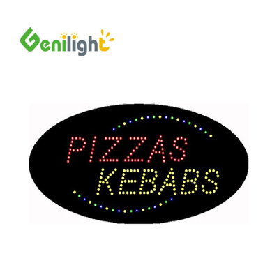 ジェニライト 室内 56*33cm 広告 ケバブ LED レターサイン ABS オープン・モールド フレーム
