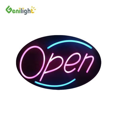 窓に掛ける LED ネオンオープンサイン,カスタマイズできる明るさとSDK機能