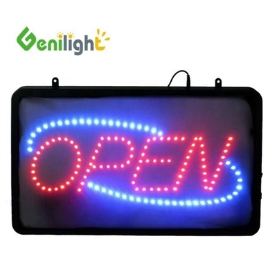 窓に掛ける LED ネオンオープンサイン,カスタマイズできる明るさとSDK機能