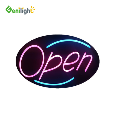 室内用ジェニライト オバル 58*36cm LED コートハンガー ピクセルピッチのネオンサイン