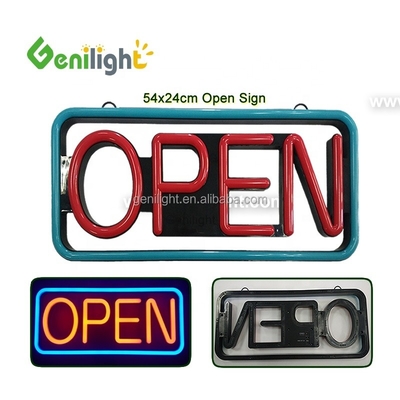閃くアニメーションモード Genilight 56*33cm フルカラー電子LEDネオンOPENサイン