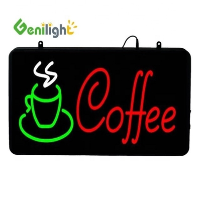 Genilight LEDオープンサイン コーヒー用 53*45cm 画面寸法 CE RoHS LVD 認証