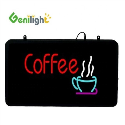 Genilight LEDオープンサイン コーヒー用 53*45cm 画面寸法 CE RoHS LVD 認証