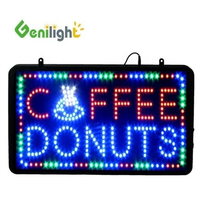 Genilight LEDオープンサイン コーヒー用 53*45cm 画面寸法 CE RoHS LVD 認証