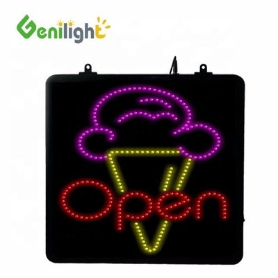 Genilight 22*13インチ 高明るさ プロのアイスクリーム ネオンサイン ピクセルピッチ