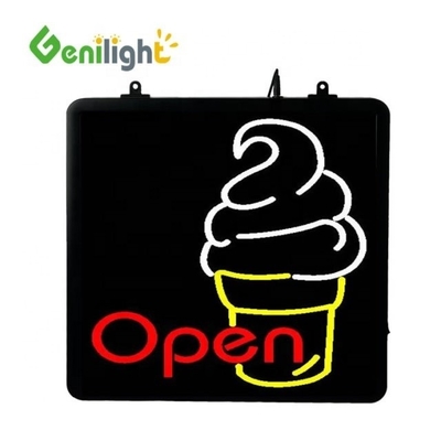 Genilight 22*13インチ 高明るさ プロのアイスクリーム ネオンサイン ピクセルピッチ