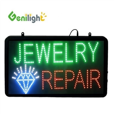 Genilight Indoor 56*33cm LEDサイン 店舗の明るさと宝石を異なるモードで表示